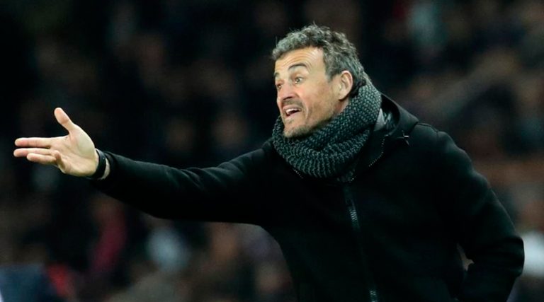 Luis Enrique, sobre un volcán