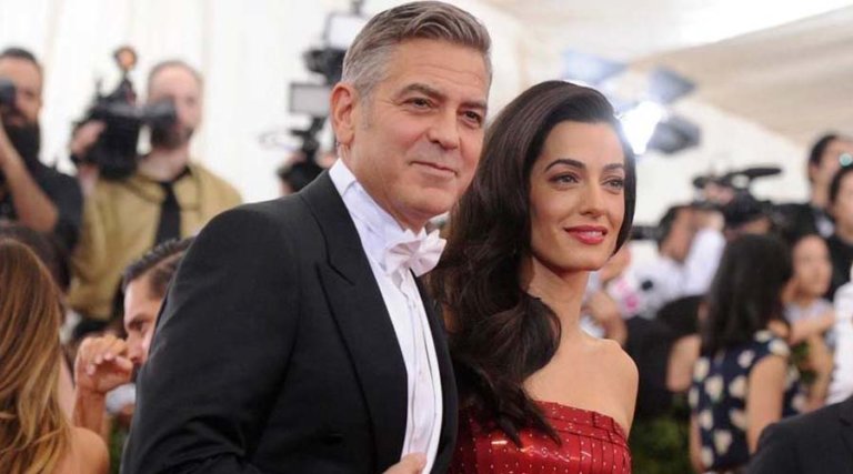 George Clooney y su mujer Amal