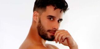 Jorge Mertel, modelo y atleta cubano