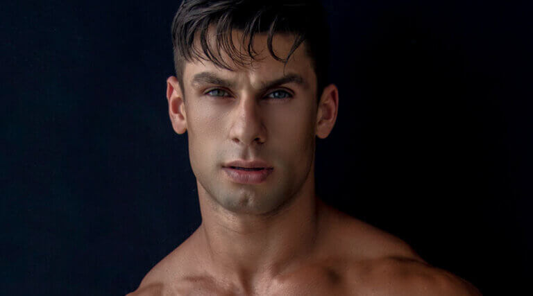 Volodymyr Andreishyn, modelo de glamour y atleta