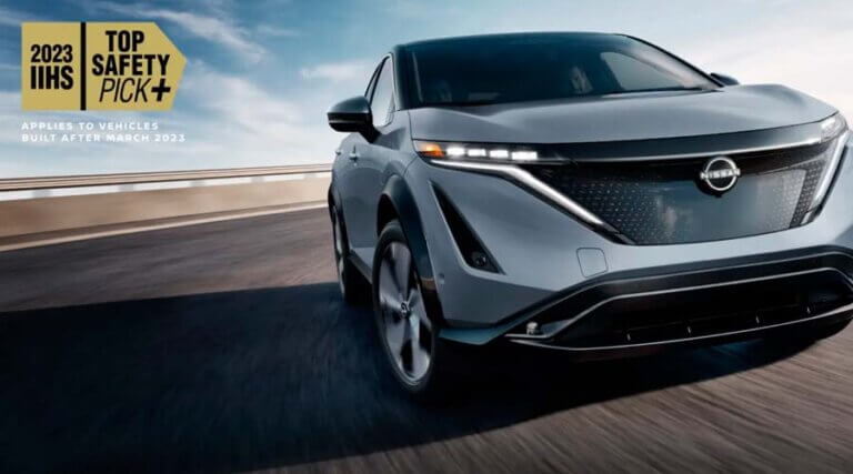 Nissan Ariya obtiene la calificación TOP SAFETY PICK+ 2023 del IIHS