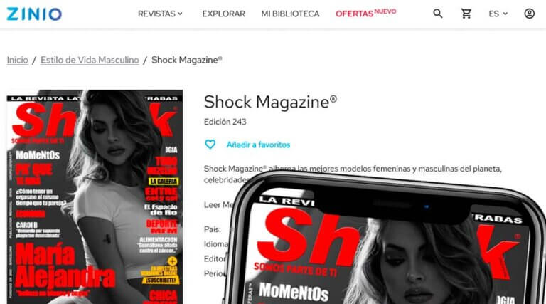 dlb Ediciones® consolida su expansión global con el desembarco de Shock Magazine® en ZINIO